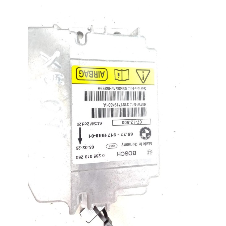 65779171948, CENTRALITA AIRBAG BMW X5 (E70) |Desguaces La Cabaña