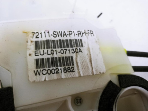 72111SWAP1 CERRADURA PUERTA LAT DEL DER HONDA CR-V III (RE_)|Desguaces La Cabaña