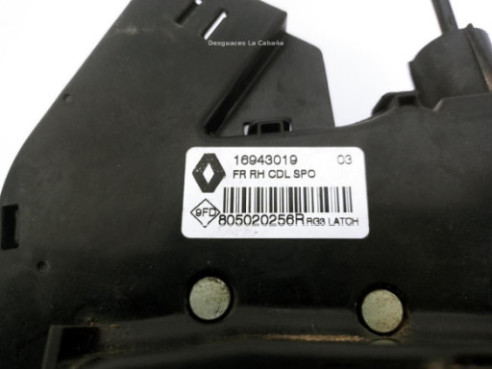 805020256R CERRADURA PUERTA LAT DEL DER RENAULT MEGANE IV (B9A/M_)|Desguaces La Cabaña