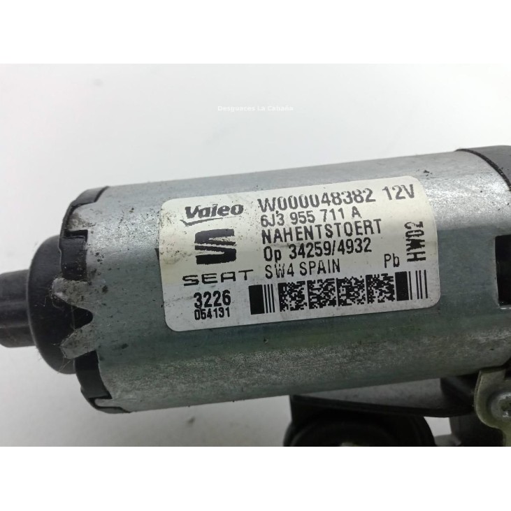 6J3955711A MOTOR LIMPIAPARABRISAS TRA SEAT IBIZA IV SPORTCOUPE (6J1, 6P5) |Desguaces La Cabaña