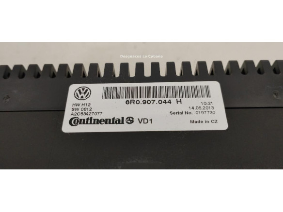 6R0907044H MANDO CLIMA VW POLO (6R1, 6C1)|Desguaces La Cabaña