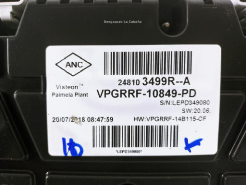 248103499R CUADRO INSTRUMENTOS RENAULT CAPTUR (J5_, H5_)|Desguaces La Cabaña