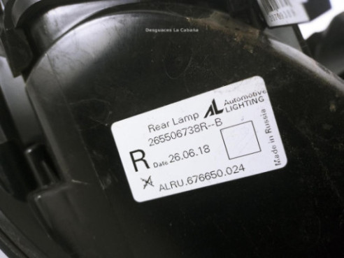 265506738R PILOTO TRA DER EXT RENAULT CAPTUR (J5_, H5_)|Desguaces La Cabaña