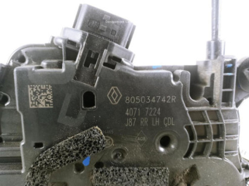 805034742R CERRADURA PUERTA LAT TRA IZQ RENAULT CAPTUR (J5_, H5_)|Desguaces La Cabaña