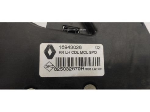 CERRADURA PUERTA LAT TRA IZQ RENAULT TALISMAN (L2M_)|Desguaces La Cabaña