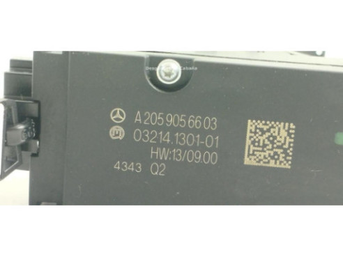 A2059056603 INTERRUPTOR FRENO MANO ELECTRICO MERCEDES BENZ CLASE C (W205)|Desguaces La Cabaña