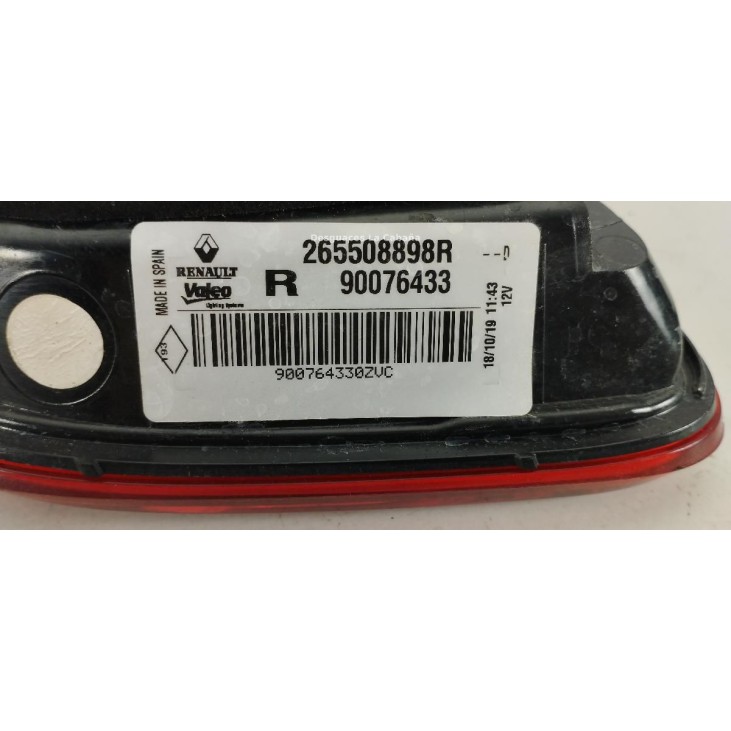 265508898R PILOTO TRA DER INT RENAULT KADJAR (HA_, HL_) |Desguaces La Cabaña