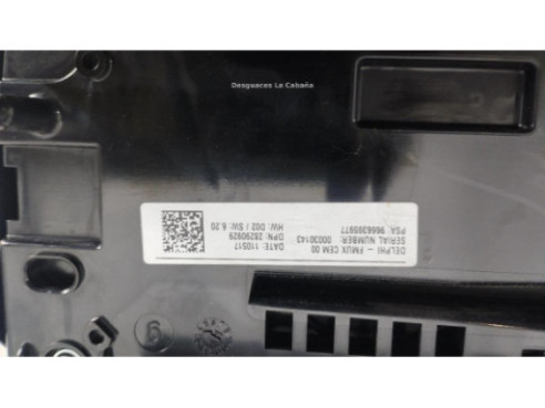 9666395977 MANDO CLIMA CITROEN C4 II (B7)|Desguaces La Cabaña