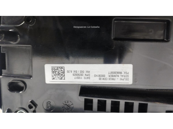 9666395977 MANDO CLIMA CITROEN C4 II (B7)|Desguaces La Cabaña