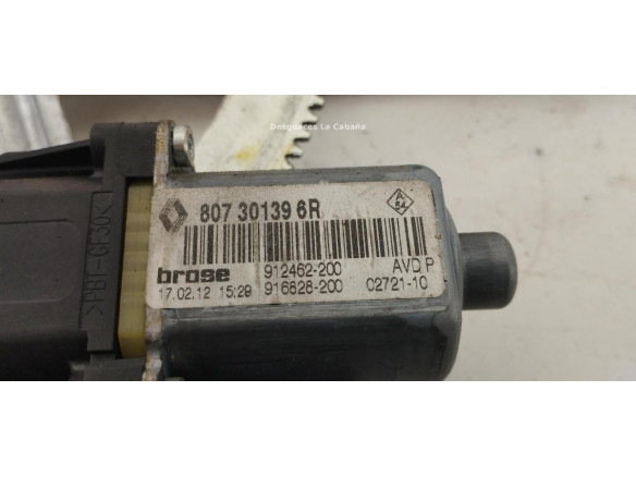 807301396R ELEVALUNAS PUERTA LAT DEL DER RENAULT MEGANE III Grandtour (KZ0/1)|Desguaces La Cabaña