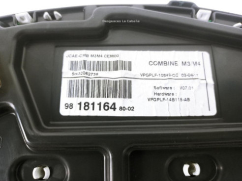 9818116480 CUADRO INSTRUMENTOS CITROEN C-ELYSEE|Desguaces La Cabaña