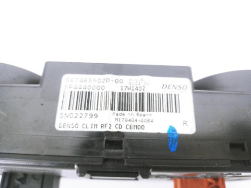 96746550ZD00 MANDO CLIMA CITROEN C-ELYSEE|Desguaces La Cabaña