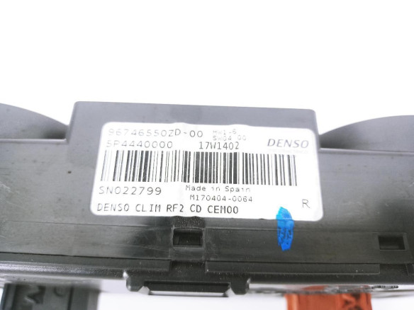96746550ZD00 MANDO CLIMA CITROEN C-ELYSEE|Desguaces La Cabaña