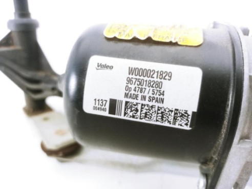 9675018280 MOTOR LIMPIAPARABRISAS DEL CITROEN C-ELYSEE|Desguaces La Cabaña