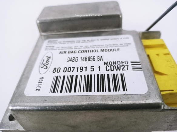 94BG14B056BA CENTRALITA AIRBAG FORD MONDEO I (GBP) |Desguaces La Cabaña