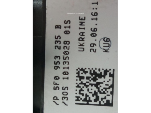 5F0953235B INTERRUPTOR WARNING SEAT LEON (5F1)|Desguaces La Cabaña