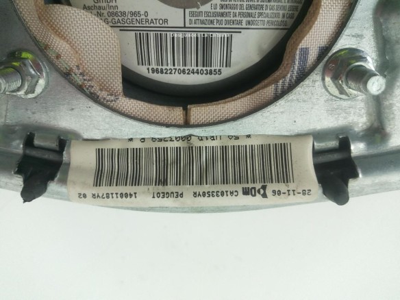 AIRBAG IZQ PEUGEOT EXPERT Furgón (VF3A_, VF3U_, VF3X_) |Desguaces La Cabaña