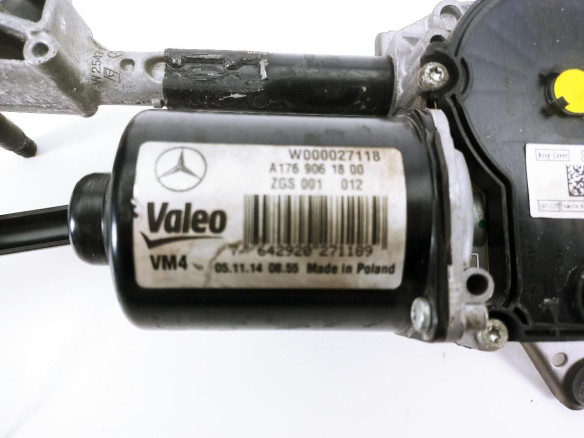 A1769061800 MOTOR LIMPIAPARABRISAS DEL MERCEDES BENZ CLASE GLA (X156)|Desguaces La Cabaña