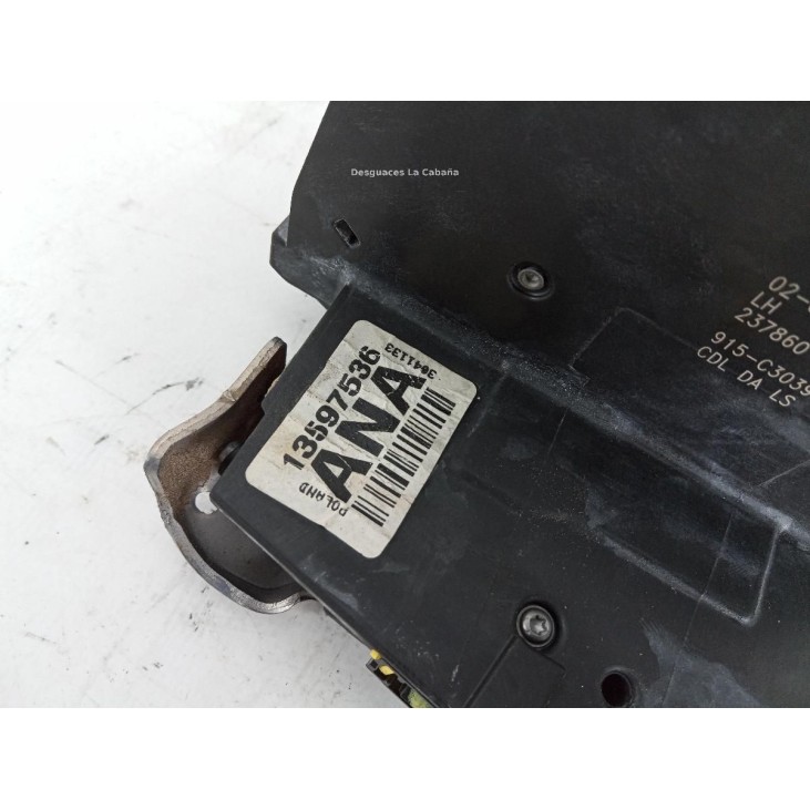 13597536 CERRADURA PUERTA LAT DEL IZQ OPEL ASTRA K (B16) |Desguaces La Cabaña