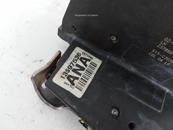 13597536 CERRADURA PUERTA LAT DEL IZQ OPEL ASTRA K (B16) |Desguaces La Cabaña