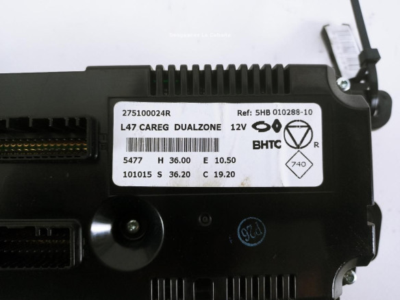 275100024R MANDO CLIMA RENAULT LATITUDE (L70_)|Desguaces La Cabaña