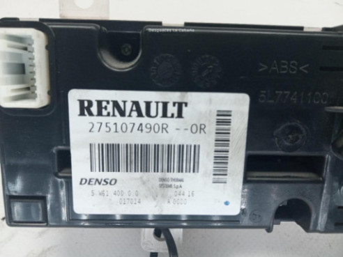 275107490R MANDO CLIMA OPEL MOVANO B Furgón (X62)|Desguaces La Cabaña