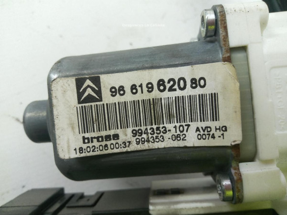 9661962080 ELEVALUNAS PUERTA LAT DEL DER CITROEN C6 (TD_) |Desguaces La Cabaña