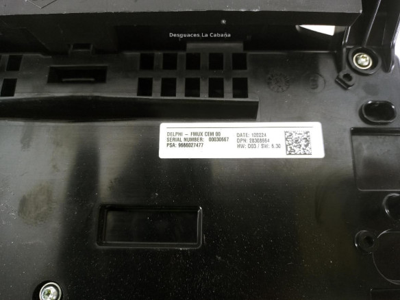 9666027477 MANDO CLIMA CITROEN C4 II (B7)|Desguaces La Cabaña