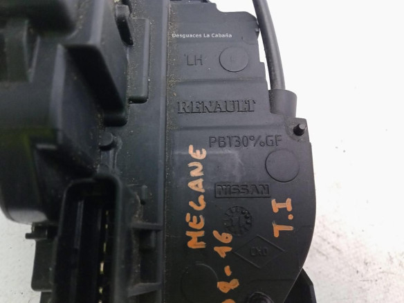 CERRADURA PUERTA LAT TRA IZQ RENAULT MEGANE III Fastback (BZ0_)|Desguaces La Cabaña