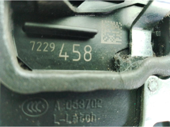7229458 CERRADURA PUERTA LAT DEL DER BMW X1 (E84)|Desguaces La Cabaña