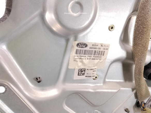   ELEVALUNAS PUERTA LAT TRA IZQ FORD KUGA I|Desguaces La Cabaña