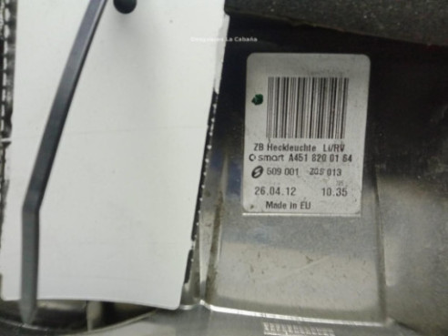  A4518200164CJ4A  PILOTO TRA IZQ EXT SMART FORTWO Cabrio (451)|Desguaces La Cabaña