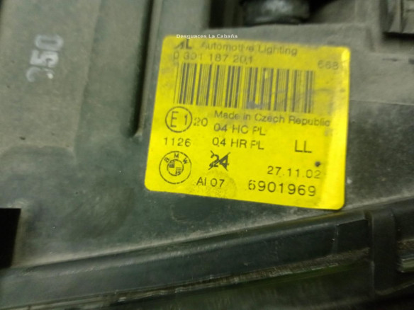  6901969 FARO IZQUIERDO BMW 3 Compact (E46)|Desguaces La Cabaña