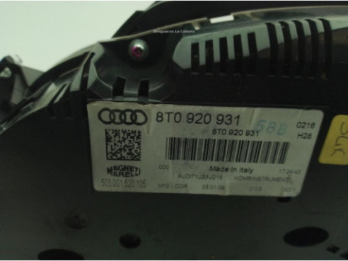 8T0920931 CUADRO INSTRUMENTOS AUDI A5 (8T3)|Desguaces La Cabaña