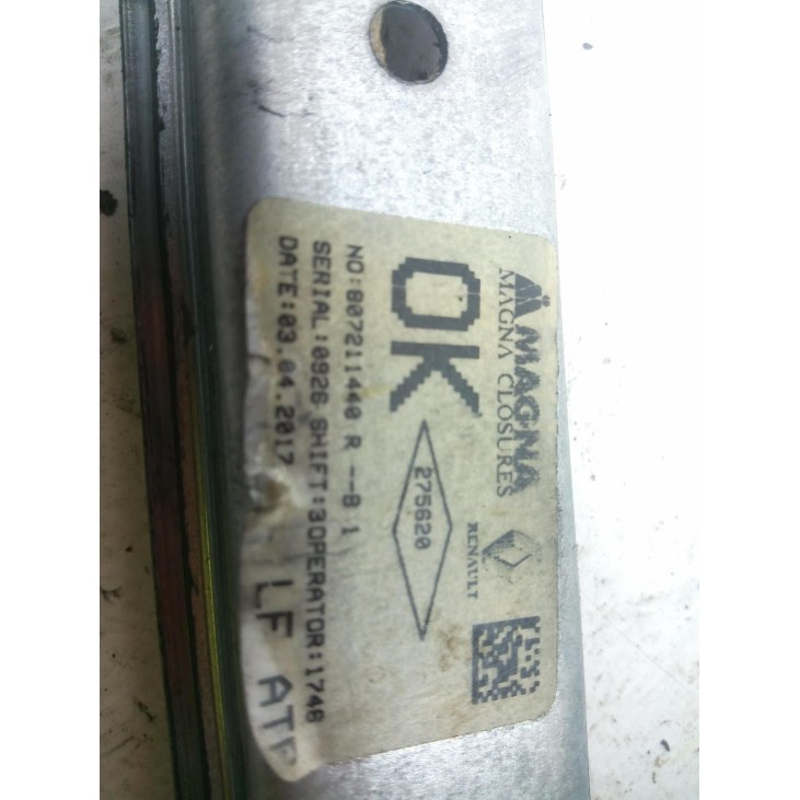 807211440R ELEVALUNAS PUERTA LAT DEL IZQ DACIA LOGAN II |Desguaces La Cabaña