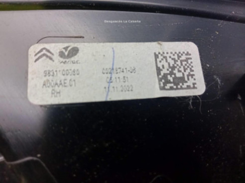  9831100080  PILOTO TRA DER EXT CITROEN C4 III (BA_, BB_, BC_)|Desguaces La Cabaña