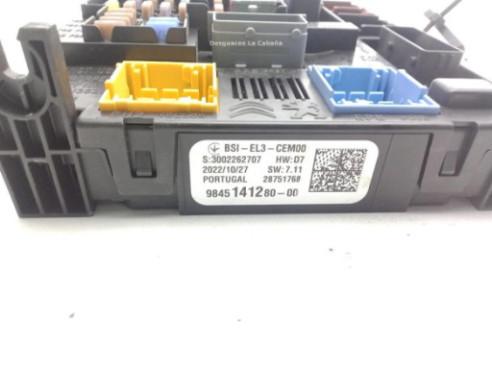  9845141280 CAJA FUSIBLES INTERIOR (BSI) CITROEN C4 III (BA_, BB_, BC_)|Desguaces La Cabaña