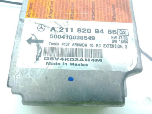  A2118209485 MODULO ELECTRONICO MERCEDES BENZ CLS (C219)|Desguaces La Cabaña