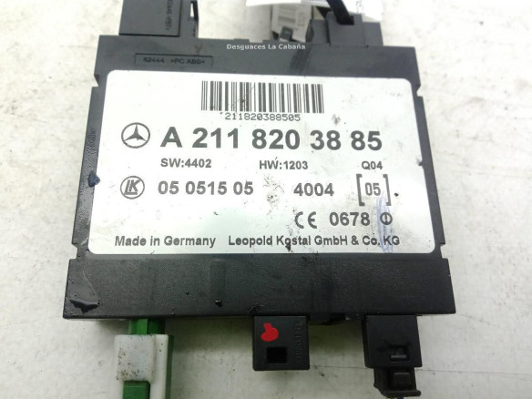  A2118203885 MODULO ELECTRONICO MERCEDES BENZ CLS (C219)|Desguaces La Cabaña