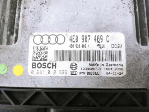 4E0907409C, CENTRALITA MOTOR AUDI A8 (4E2, 4E8)|Desguaces La Cabaña