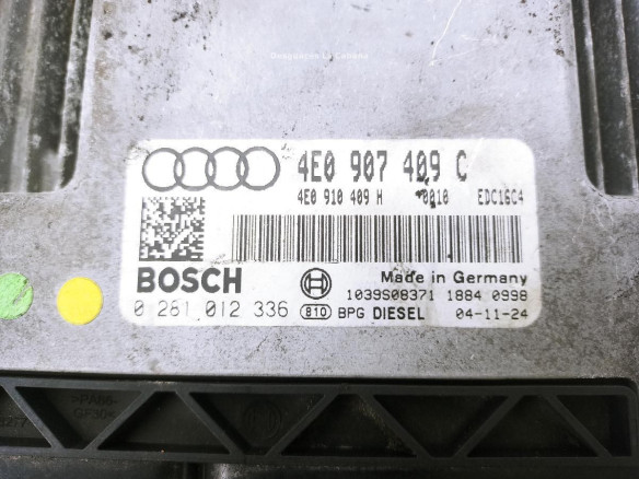 4E0907409C, CENTRALITA MOTOR AUDI A8 (4E2, 4E8)|Desguaces La Cabaña