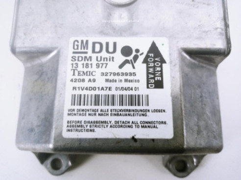 13181977DU, CENTRALITA AIRBAG OPEL ASTRA H (A04)|Desguaces La Cabaña