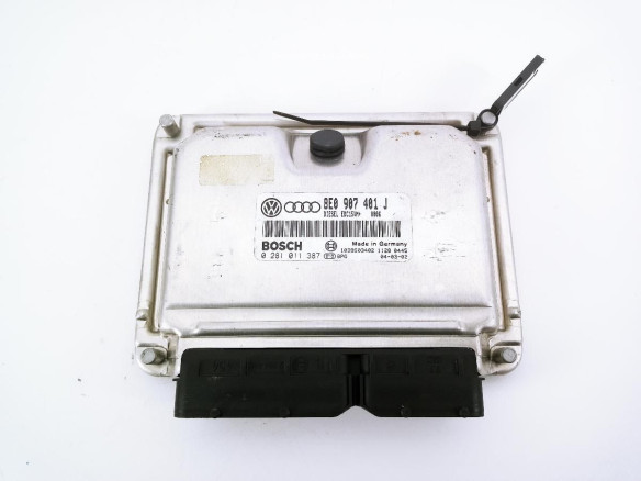 8E0907401J,0281011387, CENTRALITA MOTOR AUDI SinValor|Desguaces La Cabaña