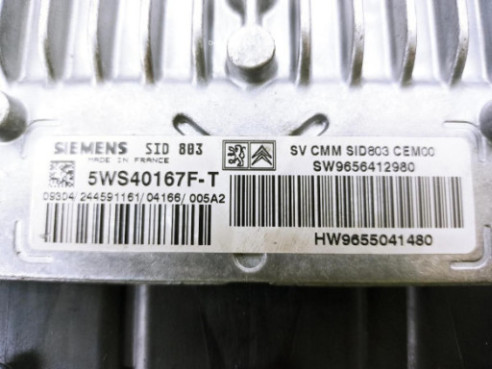 9655041480 CENTRALITA MOTOR PEUGEOT 407 (6D_)|Desguaces La Cabaña