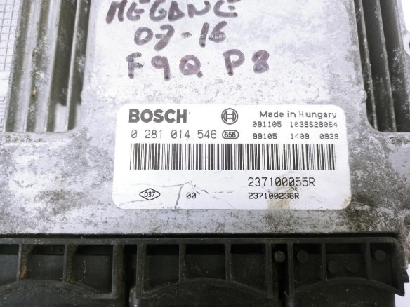 0281014546 CENTRALITA MOTOR RENAULT MEGANE III Fastback (BZ0_)|Desguaces La Cabaña
