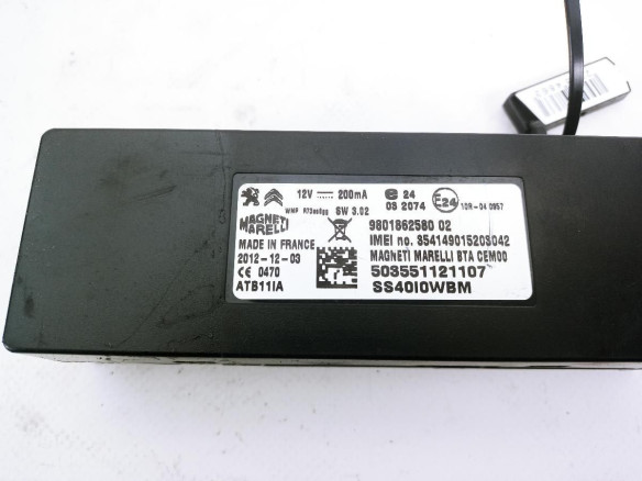 9801862580 CENTRALITA MOTOR PEUGEOT 508|Desguaces La Cabaña