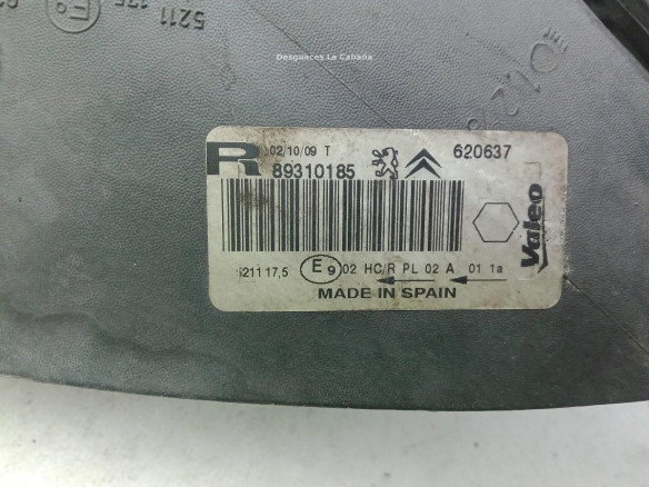  89310185 FARO DERECHO CITROEN XSARA PICASSO (N68)|Desguaces La Cabaña