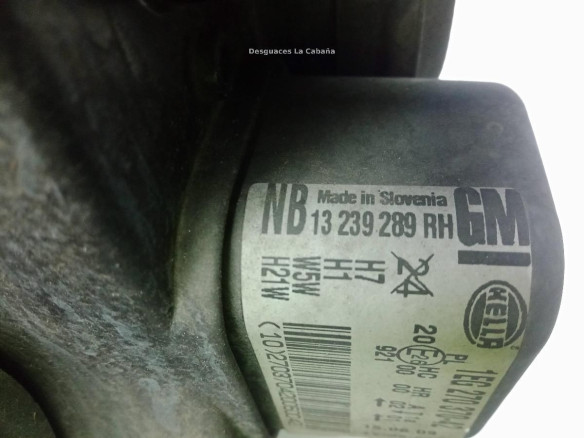   FARO DERECHO OPEL ASTRA H (A04)|Desguaces La Cabaña