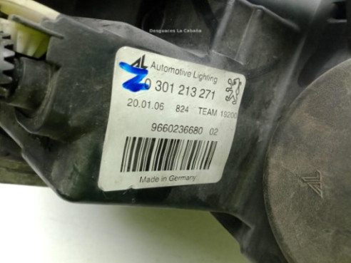 FARO IZQUIERDO PEUGEOT 407 (6D_)|Desguaces La Cabaña