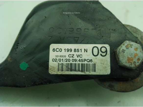 6C0199851N SOPORTE MOTOR INF SKODA FABIA III (NJ3)|Desguaces La Cabaña